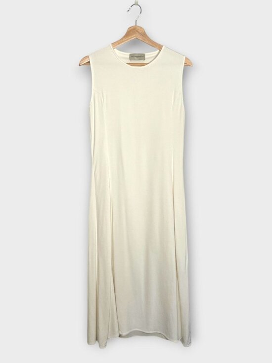 Officine Générale Dresses & Skirts - Officine Générale Midi Dress S Cream Sleeveless Lined Spring Summer